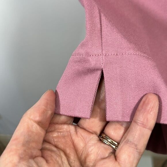 LYSSE Women’s High Waist Cropped Pants Pink/Purple Size Medium - Picture 3 of 7